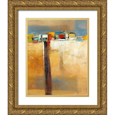 Siesta II Gold Ornate Wood Framed Art Print with Double Matting by Danckaert, Bea
