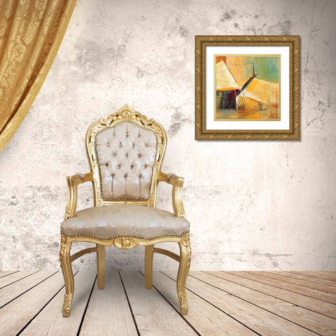 Fly to heaven Gold Ornate Wood Framed Art Print with Double Matting by Danckaert, Bea