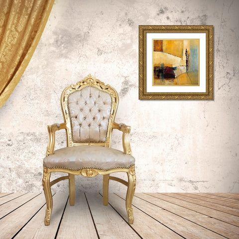 Get in touch Gold Ornate Wood Framed Art Print with Double Matting by Danckaert, Bea