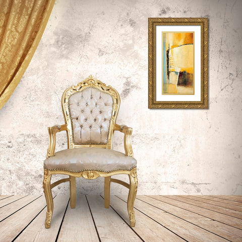 Bridge across 1 Gold Ornate Wood Framed Art Print with Double Matting by Danckaert, Bea