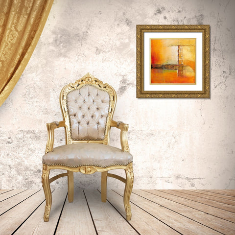 Stairway to heaven Gold Ornate Wood Framed Art Print with Double Matting by Danckaert, Bea