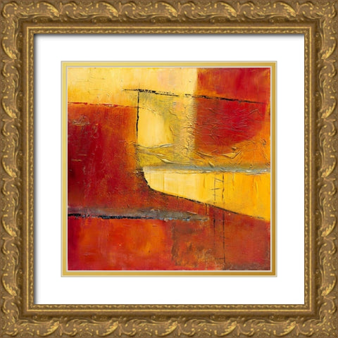 Happy Landing Gold Ornate Wood Framed Art Print with Double Matting by Danckaert, Bea