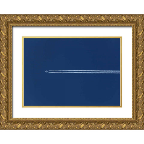 Abflug Gold Ornate Wood Framed Art Print with Double Matting by Paprotny, Bogdan