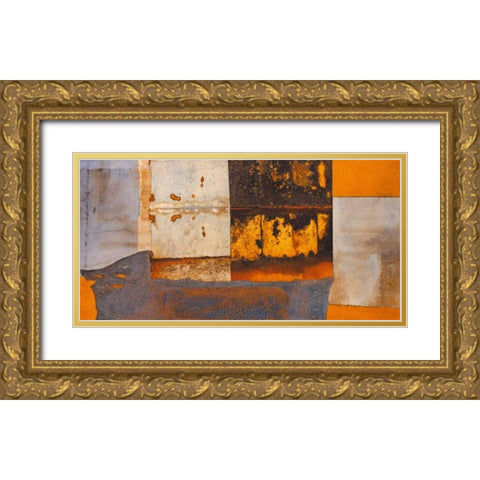 African Arche I Gold Ornate Wood Framed Art Print with Double Matting by Heinrich, Christian