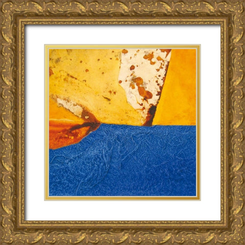 Windspielromanze IV Gold Ornate Wood Framed Art Print with Double Matting by Heinrich, Christian