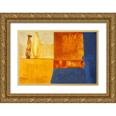 Hluheluwe Memory I Gold Ornate Wood Framed Art Print with Double Matting by Heinrich, Christian