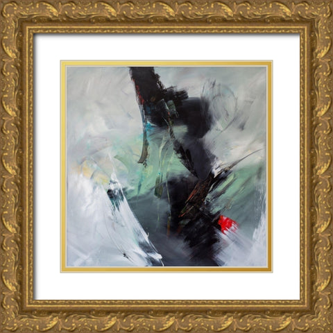 Blackpoint I Gold Ornate Wood Framed Art Print with Double Matting by Middendorf, Christiane