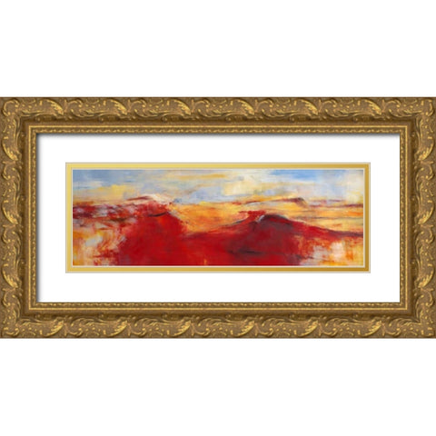 Sommerland I Gold Ornate Wood Framed Art Print with Double Matting by Ohland, Christa
