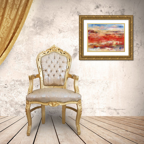 Weite IV Gold Ornate Wood Framed Art Print with Double Matting by Ohland, Christa