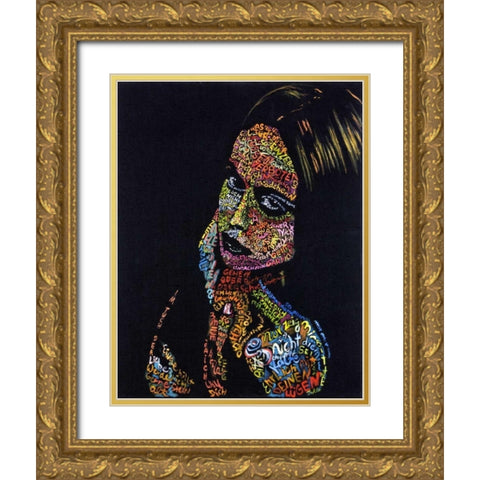 DAS groÃŸe GlÃ¼ck Gold Ornate Wood Framed Art Print with Double Matting by Danckaert, Bea