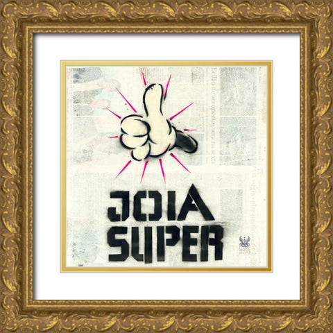 Joia Gold Ornate Wood Framed Art Print with Double Matting by Eliot