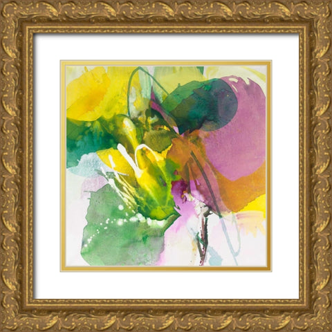 Charming Gold Ornate Wood Framed Art Print with Double Matting by Ruttkau, El