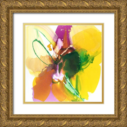 Exciting Gold Ornate Wood Framed Art Print with Double Matting by Ruttkau, El