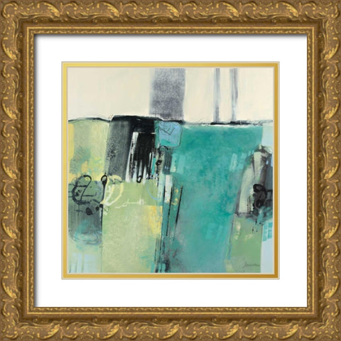 Prato II Gold Ornate Wood Framed Art Print with Double Matting by Cusumano, Francesco