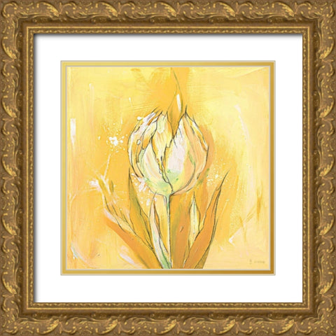 Tulpa 1 Gold Ornate Wood Framed Art Print with Double Matting by Filatov, Elena