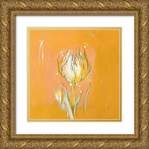 Tulpa 2 Gold Ornate Wood Framed Art Print with Double Matting by Filatov, Elena