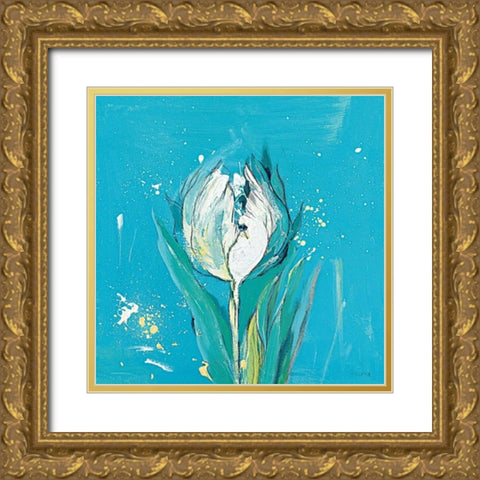 Tulpa 4 Gold Ornate Wood Framed Art Print with Double Matting by Filatov, Elena