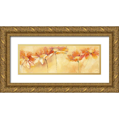 Feldblumenparade Gold Ornate Wood Framed Art Print with Double Matting by Filatov, Elena