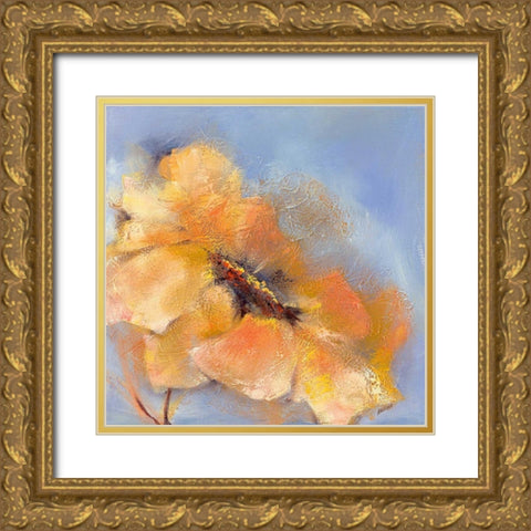 Bright Anemone II Gold Ornate Wood Framed Art Print with Double Matting by Filatov, Elena