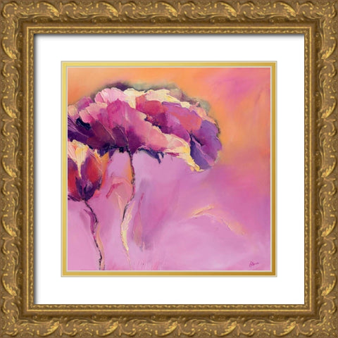 Candy Mohn I Gold Ornate Wood Framed Art Print with Double Matting by Filatov, Elena