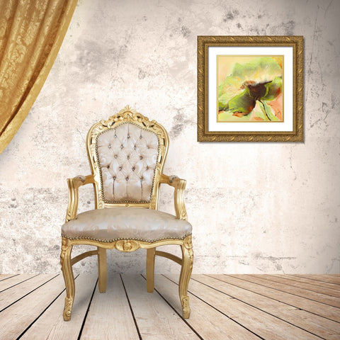 Mint Spring I Gold Ornate Wood Framed Art Print with Double Matting by Filatov, Elena