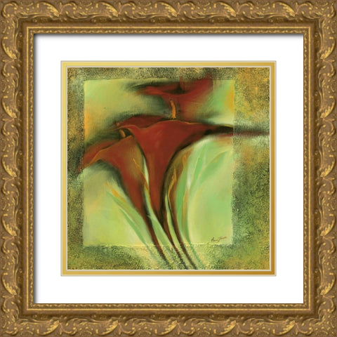 Romance II Gold Ornate Wood Framed Art Print with Double Matting by Filatov, Elena