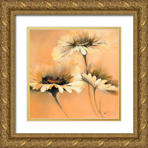 Apricot Summer I Gold Ornate Wood Framed Art Print with Double Matting by Filatov, Elena