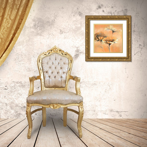 Apricot Summer II Gold Ornate Wood Framed Art Print with Double Matting by Filatov, Elena