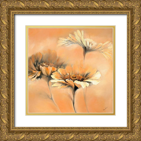 Apricot Summer II Gold Ornate Wood Framed Art Print with Double Matting by Filatov, Elena