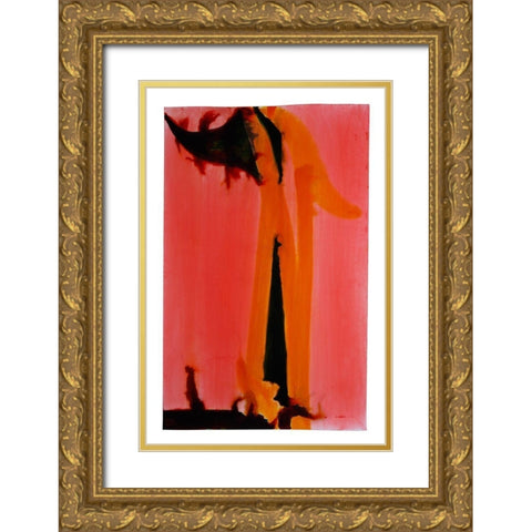 OkÃ¨ I Gold Ornate Wood Framed Art Print with Double Matting by Fusi, Federico