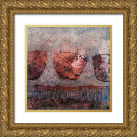 Keramik-Balletteusen Gold Ornate Wood Framed Art Print with Double Matting by Schmalzl, Franziska