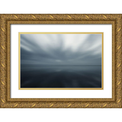 Horizont und Licht VI Gold Ornate Wood Framed Art Print with Double Matting by Rossmeissl, Gerhard