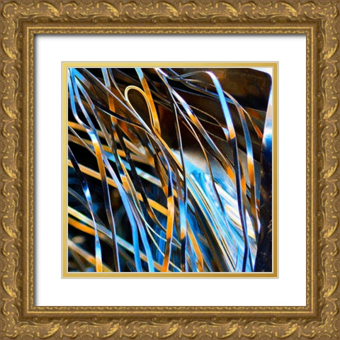 Energie-3 Gold Ornate Wood Framed Art Print with Double Matting by Weisman, Gerd