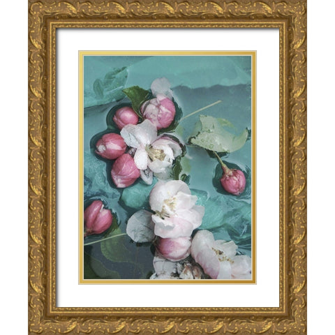 Blumenkunst Gold Ornate Wood Framed Art Print with Double Matting by Weissing, Gerd