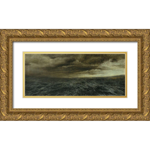 Ohne Titel 1514 Gold Ornate Wood Framed Art Print with Double Matting by Li, Heng