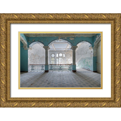 Beelitz No. 1 Gold Ornate Wood Framed Art Print with Double Matting by Belhadi, Michael