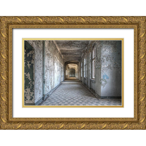 Beelitz No. 6 Gold Ornate Wood Framed Art Print with Double Matting by Belhadi, Michael