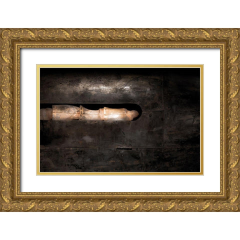 Torpedo Gold Ornate Wood Framed Art Print with Double Matting by Krause, Michael