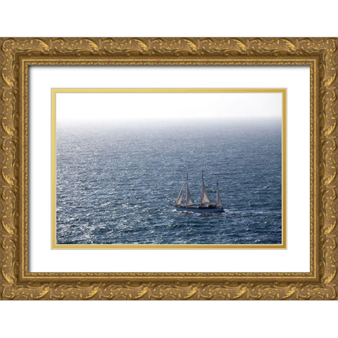 Hart am Wind Gold Ornate Wood Framed Art Print with Double Matting by Pawlitzki, Micha