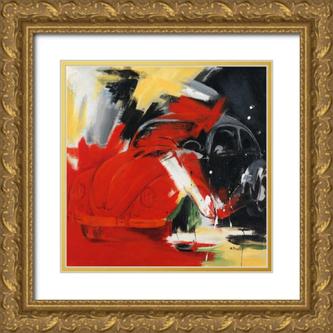 KÃ¤fer Gold Ornate Wood Framed Art Print with Double Matting by Kirsch-Ulbricht, Monika