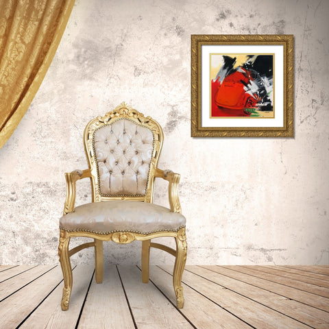 Isetta Gold Ornate Wood Framed Art Print with Double Matting by Kirsch-Ulbricht, Monika