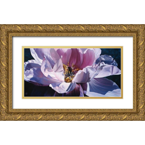 Inner Beauty Gold Ornate Wood Framed Art Print with Double Matting by Schuh, Michael