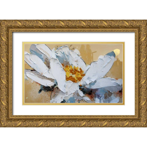 Secco Gold Ornate Wood Framed Art Print with Double Matting by Beletti, Nicole