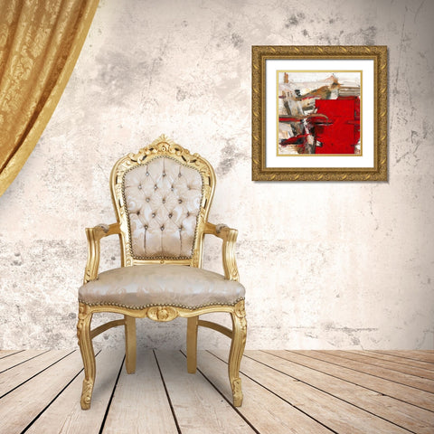 Wenn der Trieb einen Gedanken be Gold Ornate Wood Framed Art Print with Double Matting by Mayer, Norbert