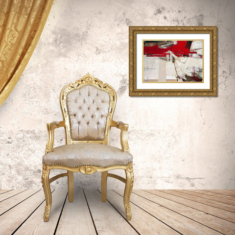 Zwei Gedanken auf dem Weg zum Tun Gold Ornate Wood Framed Art Print with Double Matting by Mayer, Norbert