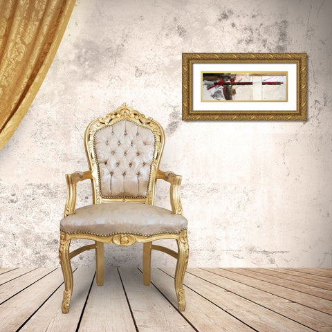 Dabei uberkam mich die Lust Gold Ornate Wood Framed Art Print with Double Matting by Mayer, Norbert