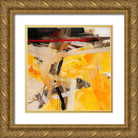 Sonnenbretter Gold Ornate Wood Framed Art Print with Double Matting by Mayer, Norbert