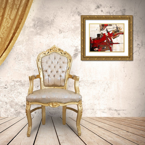 Erinnerung an die Realitat Gold Ornate Wood Framed Art Print with Double Matting by Mayer, Norbert