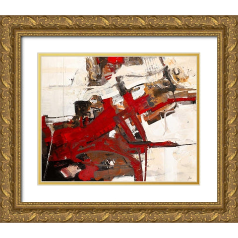 Erinnerung an die Realitat Gold Ornate Wood Framed Art Print with Double Matting by Mayer, Norbert