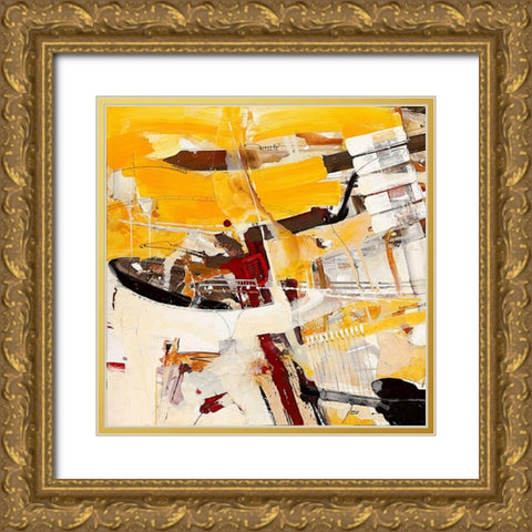 Ein konservierter Gedanke Gold Ornate Wood Framed Art Print with Double Matting by Mayer, Norbert